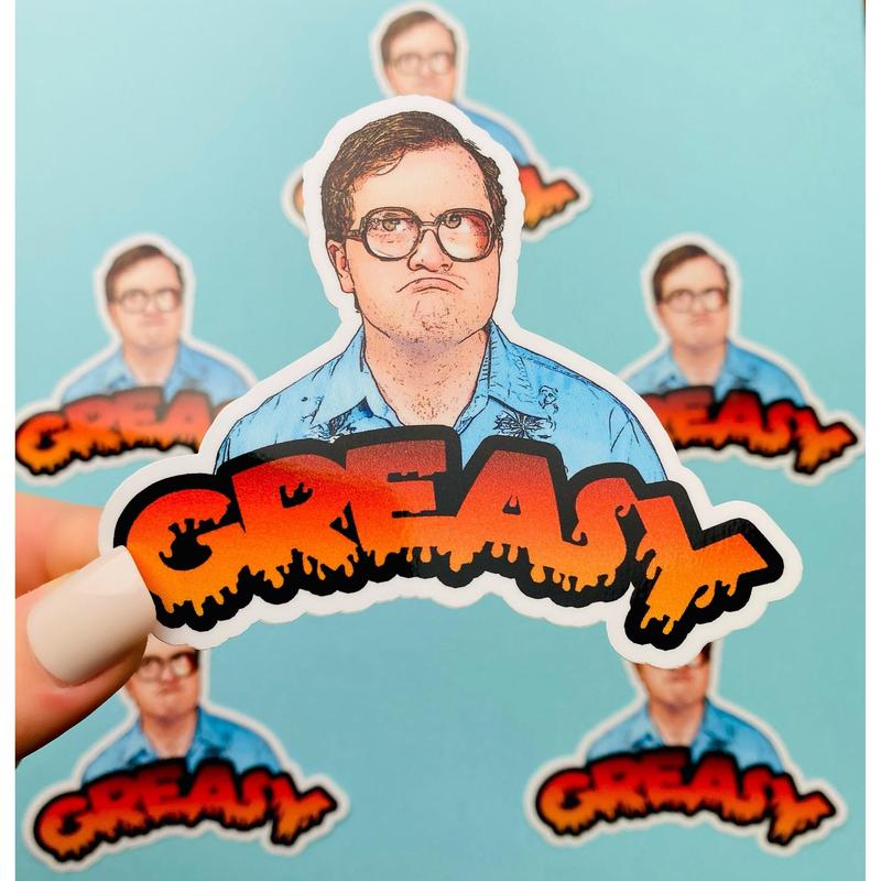 Trailer Park Boys Bubbles Sticker | Officially Licensed Bubbles That's A Nice Kitty Sticker | Trailer Park Boys Bubbles Quotes with Glasses