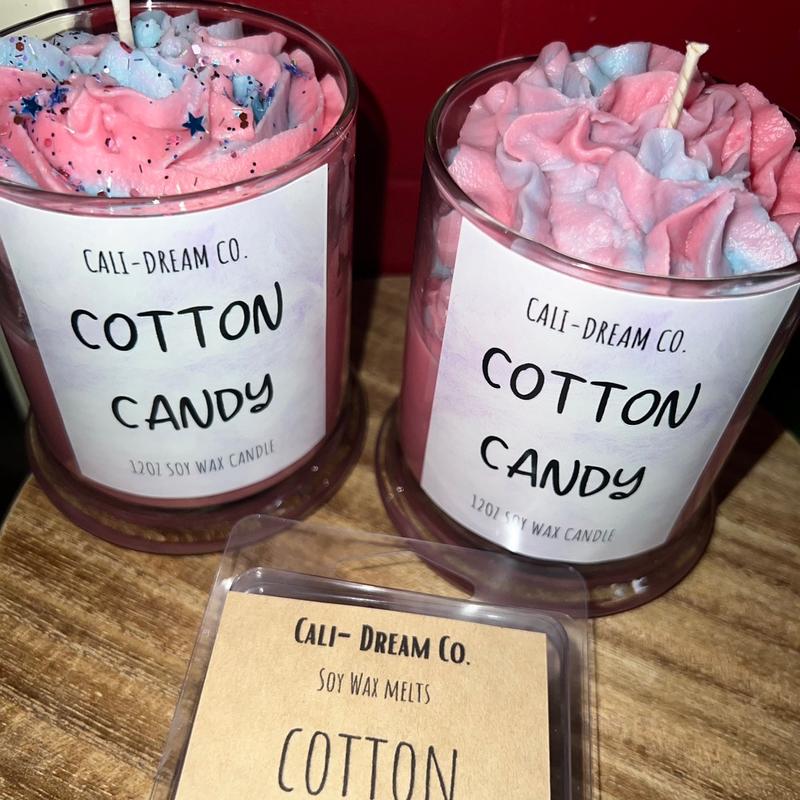 Cotton Candy Whipped Candle