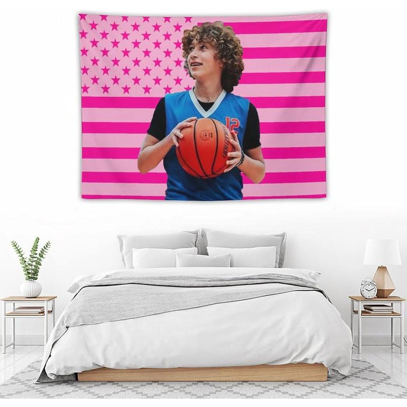 Nelson Celebrity and Decorations Stuff American Pink Flags Wall Funny Tapestry Hanging Neumann Merch for Dorm Bedroom Decorative Aesthetic Tapestries