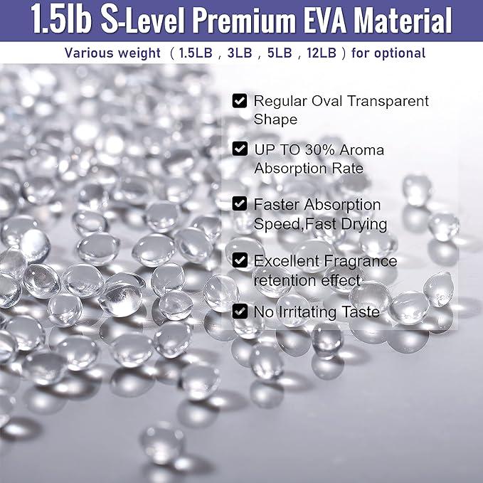 MUBYOK Unscented Aroma Beads for Car Freshies DIY Eva Beads  Premium Freshie Beads Bulk Freshie Supplies 3 5 7 12 18lb