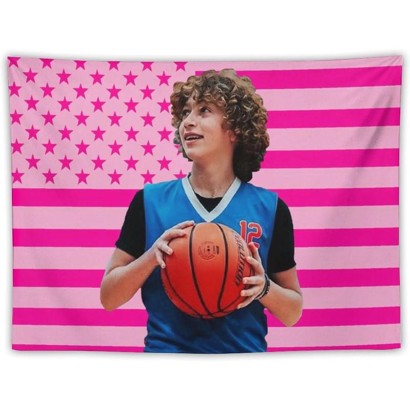 Nelson Celebrity and Decorations Stuff American Pink Flags Wall Funny Tapestry Hanging Neumann Merch for Dorm Bedroom Decorative Aesthetic Tapestries