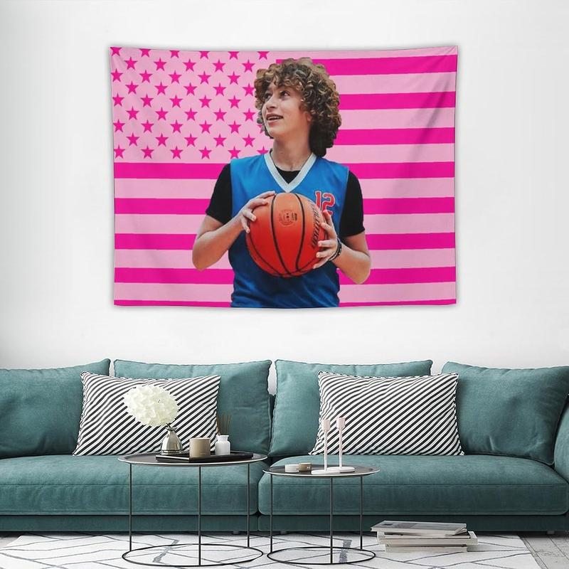 Nelson Celebrity and Decorations Stuff American Pink Flags Wall Funny Tapestry Hanging Neumann Merch for Dorm Bedroom Decorative Aesthetic Tapestries