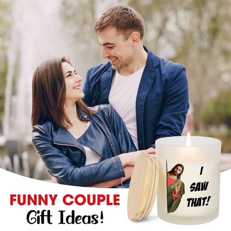 Funny Gifts for Men, Women, Boyfriend, Girlfriend - Anniversary, Christmas, Birthday Gifts for Friends, Couple Gift Ideas - Scented Candles 10oz