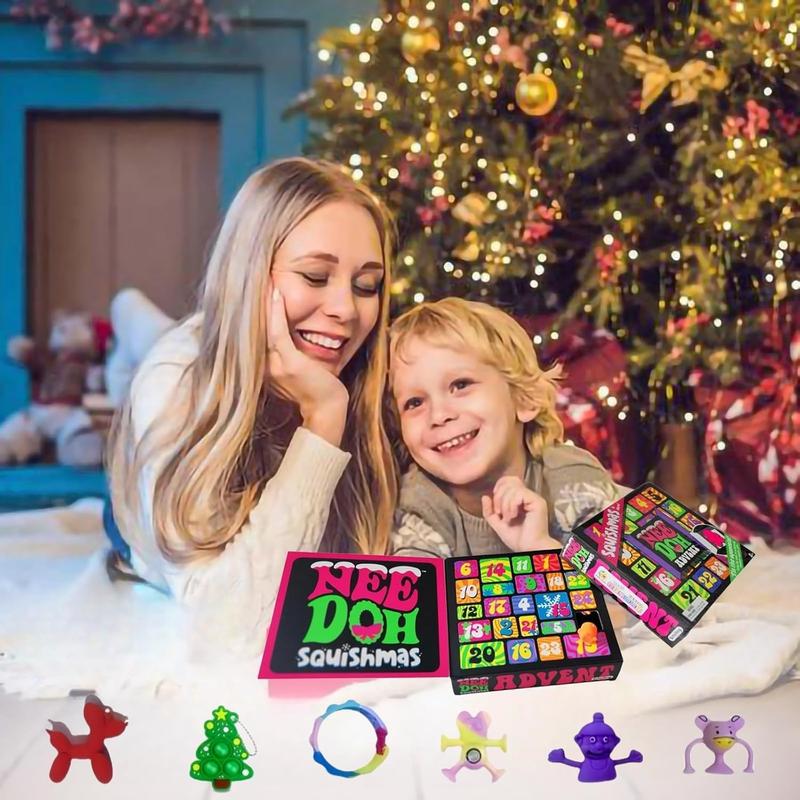 [BLACK FRIDAY]Advent Calendar 2024  Advent Calendar 2024 with 24 Mini Squeeze  Christmas Squishy Advent Calendar 2024 with 24 Day Xmas Gifts Christmas Countdown Calendar