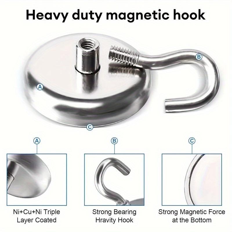 Magnetic Hook, 10pcs set Space-saving Multi-purpose Magnetic Hook, Storage Hook for Home Bedroom Living Room Kitchen, Home Organizer