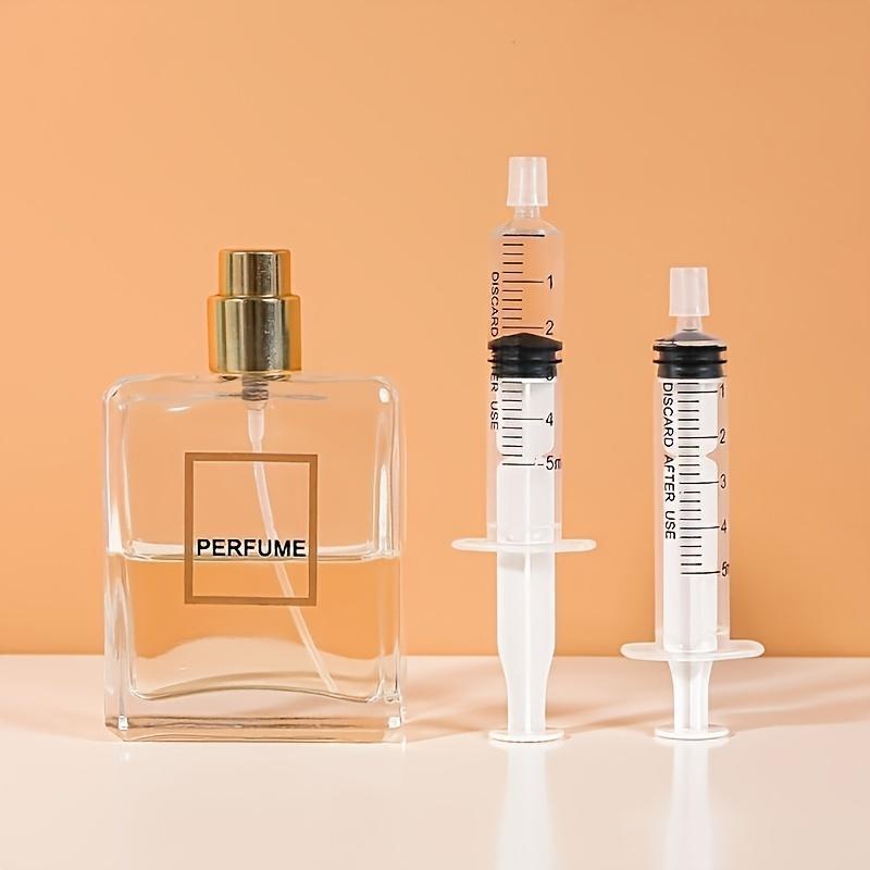 5ml Perfume Dispenser Pump (20pcs), Perfume Extraction Plastic Adapter Syringe Pump, Refillable Perfume Spray Bottle Syringe for Travel, without Perfume