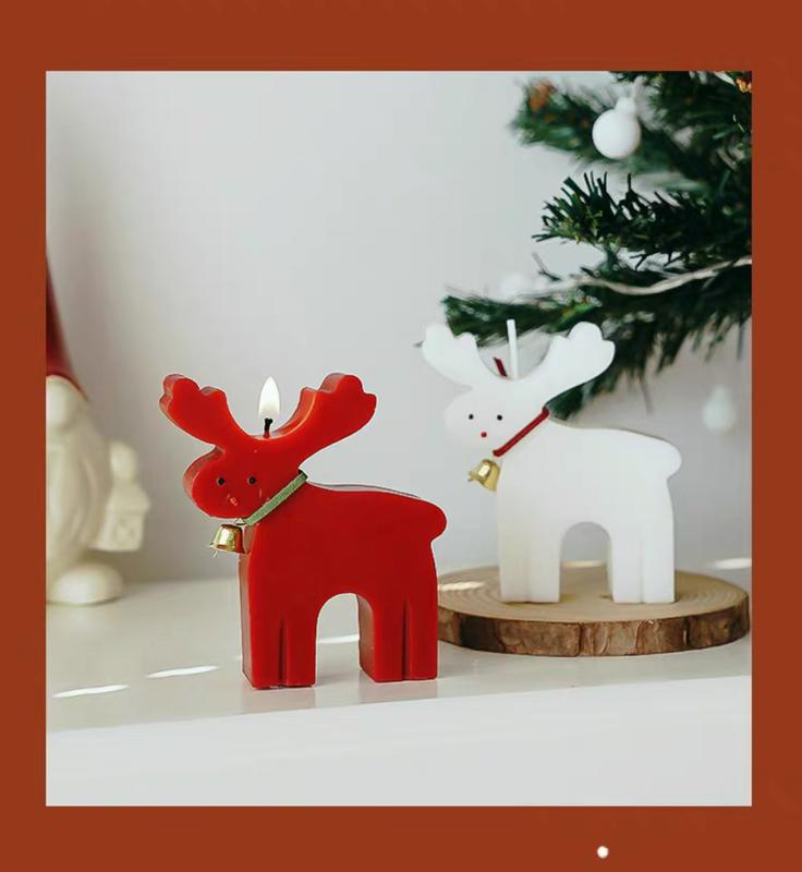 Beautiful Moose Designed Candles - Perfect Christmas Decorations - Freshener, Ornaments candle obsessed Decorative Gift Cozy Scented Aroma