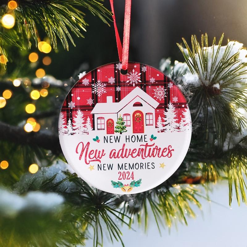 2024 Christmas Ornaments for Friends - Women's Gifts, Christmas Tree Decorations, Gifts for Friends, Boyfriend, Girlfriend, True Friend Christmas Decorations