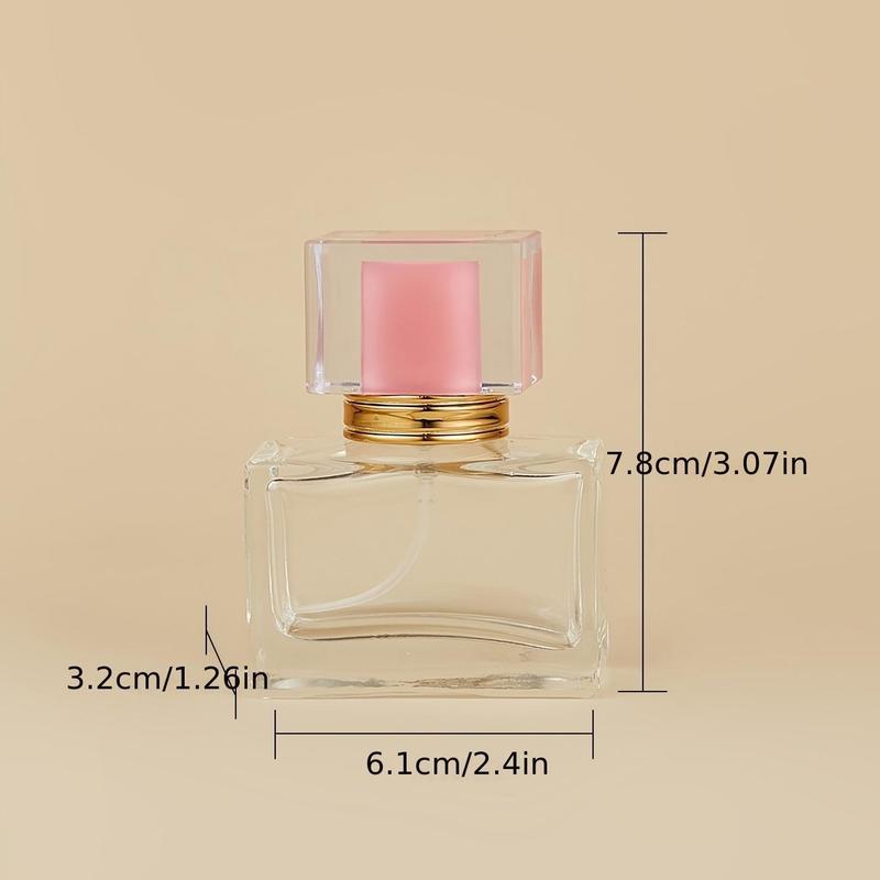 30ml Empty Perfume Bottle, Clear Portable Travel Spray Bottle For Cosmetic, Mini Perfume Container, Makeup & Perfume Accessories , Travel Essentials