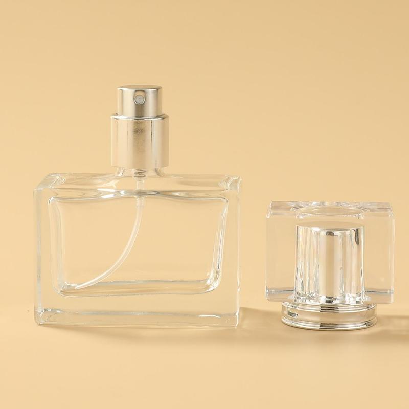 30ml Empty Perfume Bottle, Clear Portable Travel Spray Bottle For Cosmetic, Mini Perfume Container, Makeup & Perfume Accessories , Travel Essentials