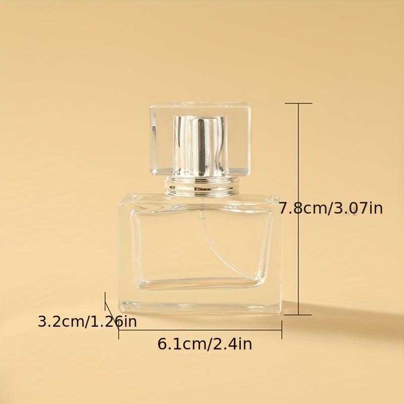 30ml Empty Perfume Bottle, Clear Portable Travel Spray Bottle For Cosmetic, Mini Perfume Container, Makeup & Perfume Accessories , Travel Essentials