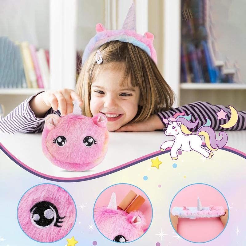 Christmas gift Unicorn Plush Gifts Set for Girls Kids Toys Christmas Birthday Gift Box with Headband