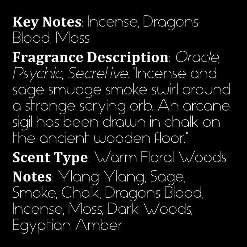 High Priestess - Incense, Dragons Blood, Moss  - Rollerball Perfume Oil