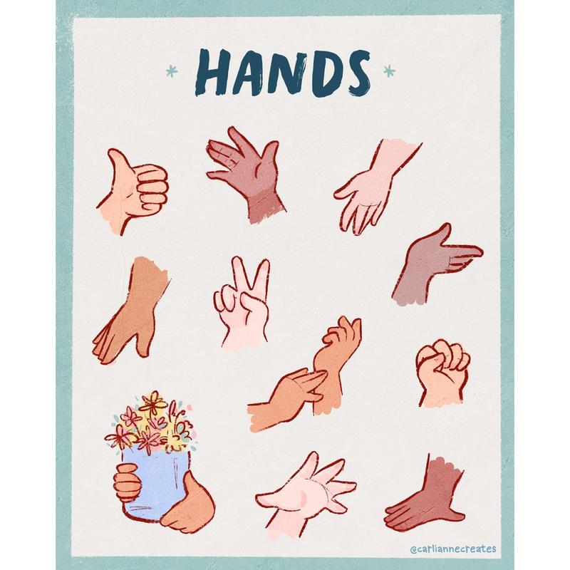 Hand Reference (8x10)