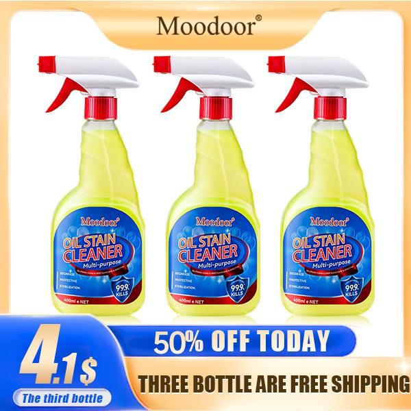 Moodoor All-Purpose Grill Cleaner - Powerful Spray for BBQ Grates, Racks, and Smokers-2