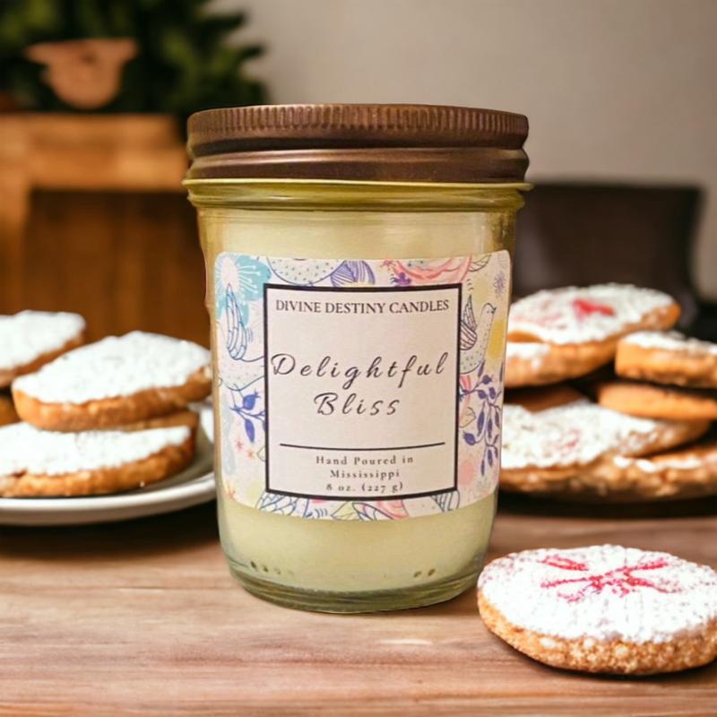 Delightful Bliss (Sugar Cookie) 8 oz Candle