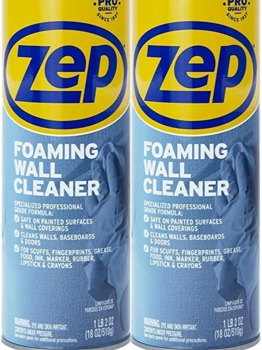 WL01 ZEP ZEP 18 oz. Foaming Wall Cleaner (Pack of 2) Household Spray Cleaning Container