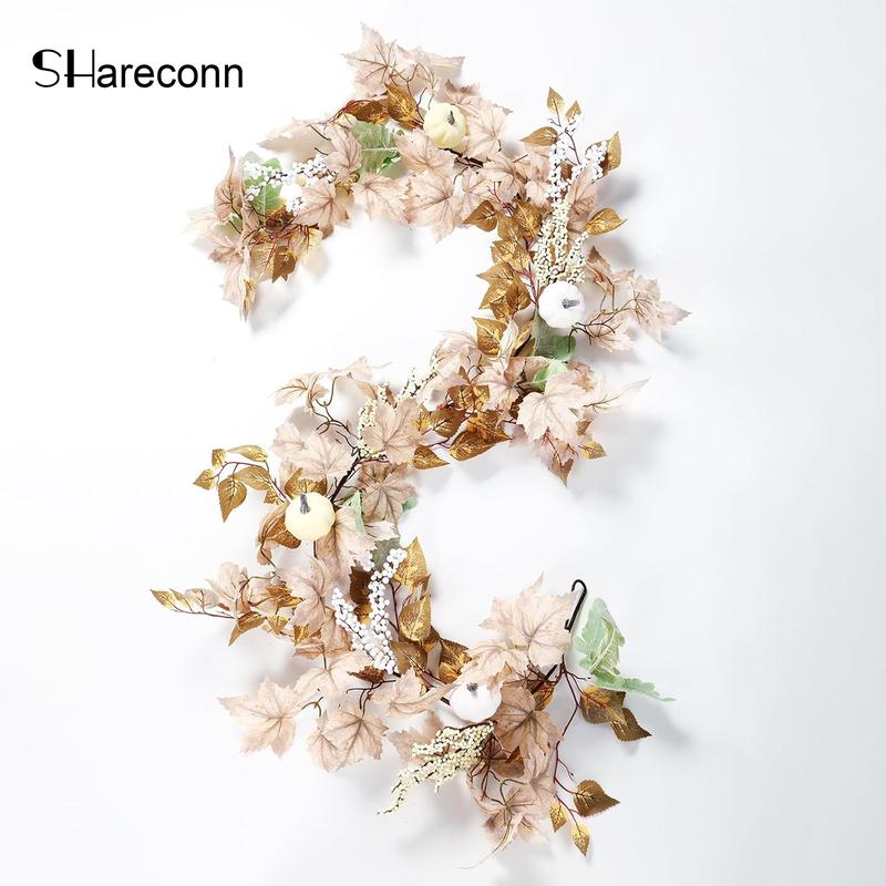 SHareconn 2025 Prelit Artificial Christmas Garland Perfect Operated for Mantle Stairs Fireplace Christmas Decoration, Indoor Outdoor