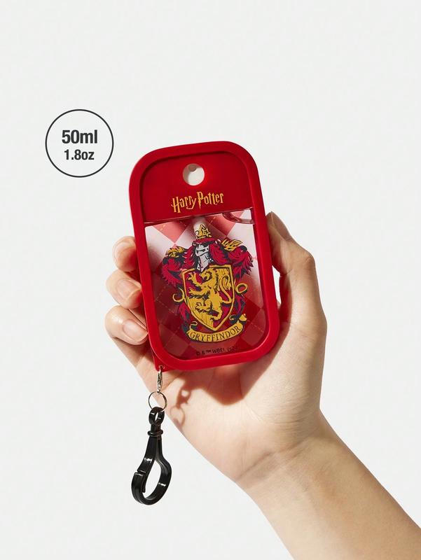 HARRY POTTER College Badge And Argyle Shape Patterned Portable Transparent Spray Bottle, For Christmas Gift