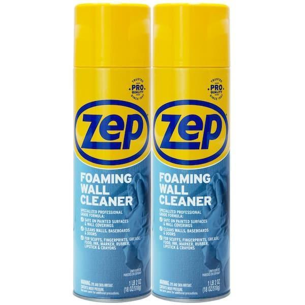 WL01 ZEP ZEP 18 oz. Foaming Wall Cleaner (Pack of 2) Household Spray Cleaning Container