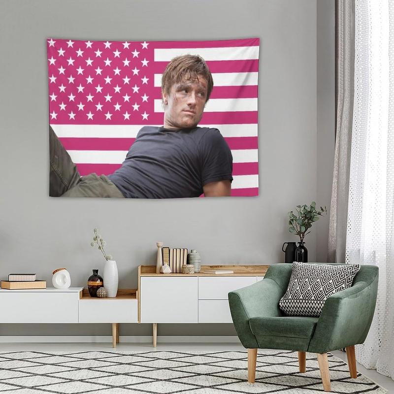 Josh Actor hutcherson Tapestry Wall Hanging Flag Art Aesthetic Poster Dorm Tapestries For Bedroom Party Home Living Room Decor 30