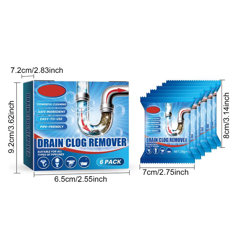 Sewer Clog Remover ， Cleaner,Effectively removes hair and prevents clogs，Plumbing Friendly Sink Cleaner Deodorizer Household Kitchen Cleaning