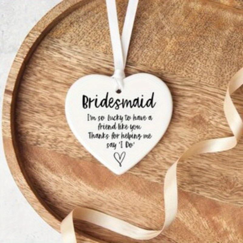 5pcs  set Bridesmaid Keepsake, Thank You Bridesmaid Gift, Bridesmaid Gifts, Bridesmaid Ornament, Gift for Bridesmaid, Thanks for Being My Bridesmaid Mermaid christmas 2024 ornament christmas gift ideas