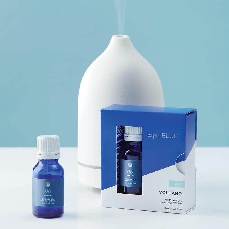 Capri Blue Reed Oil Diffuser - Volcano - Comes with Diffuser Sticks, Oil, and Glass Bottle Aroma Fragrance Aroma Fragrance