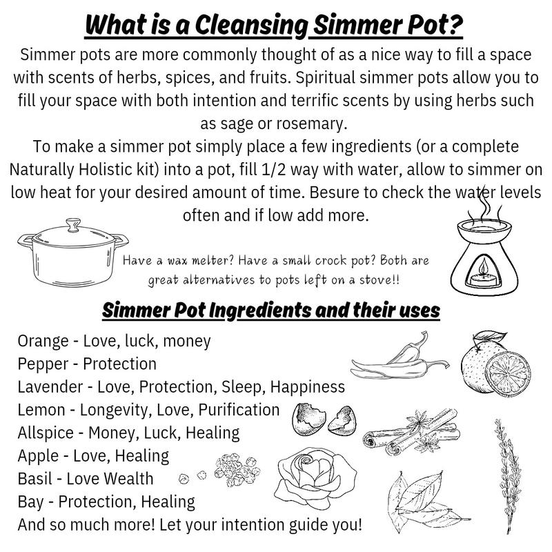 Clean and Clear Simmer pot Lemon Scented Freshener Fragrance Perfume Scent, negative energy