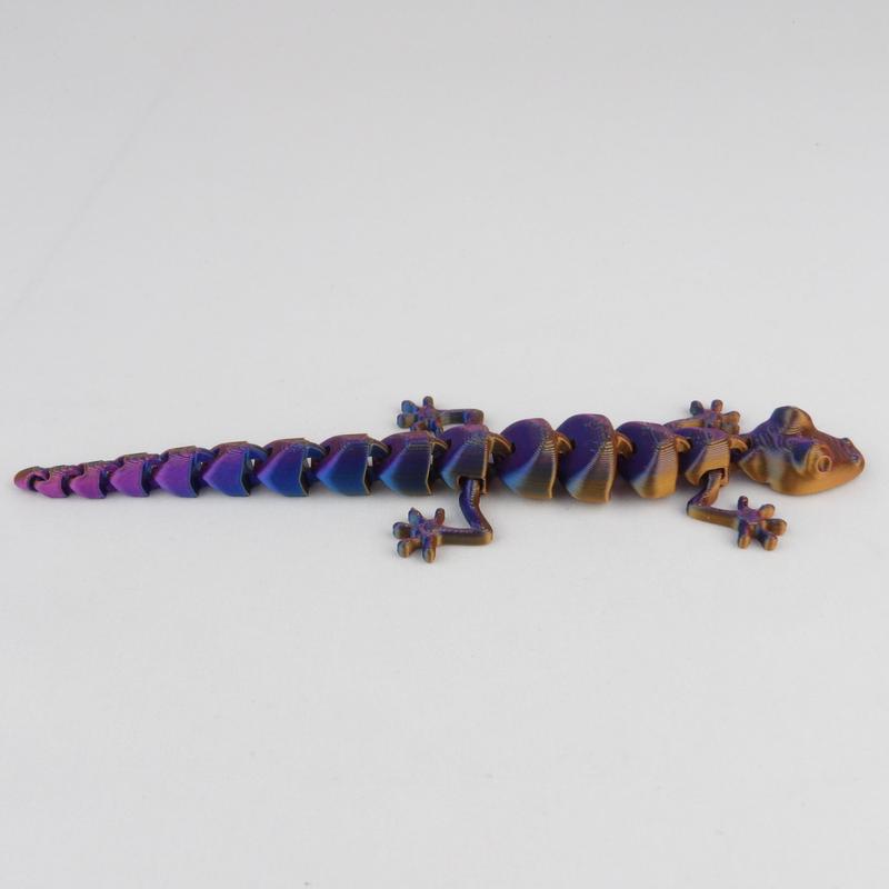 3D Printed Articulated Lizard - Spotted & Custom Color options available!