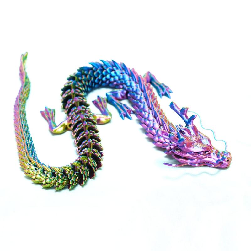 Cruel Summer 3D Printed Dragon Design Figurine for Room Decor, Creative Collectible Toy, Desktop Ornament for Home Living Room Bedroom Bookshelf Office Decor, Boyfriend Gifts