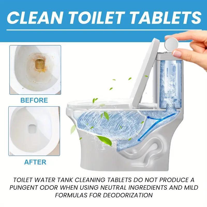 JAYSUING Automatic Toilet Cleaner, Universal Toilet Bowl Cleaner, Efficient Toilet Cleaning Tablet, Toilet Cleaning Sheet for Home, RV