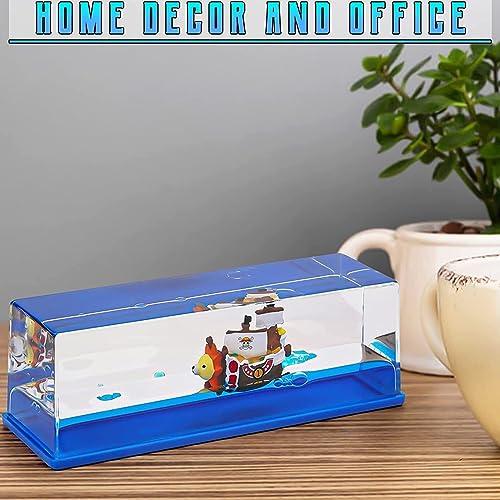 Cruise Ship Fluid Drift Bottle, Unsinkable Boat in a Box, Titanic Cruise Ship Model Liquid Wave Cruise Ship Decoration, Cruise Ship Toy, for Car Display Cases & Gifts