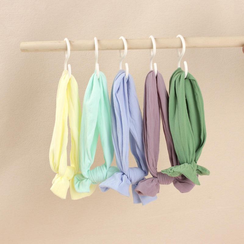 30pcs S Shaped Durable Hanging Hook, Solid Color Plastic Multi-purpose Hook, Home Storage Supplies