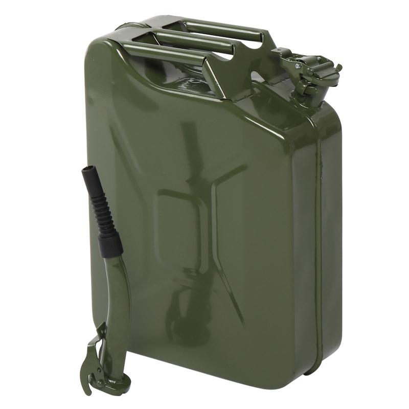 20L Portable American Fuel Oil Petrol Diesel Storage Can Army Green