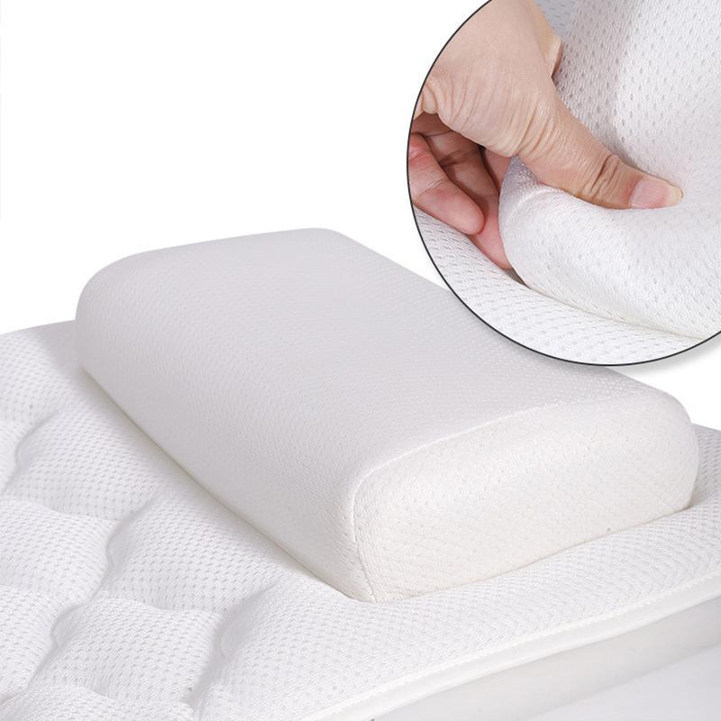 Bathtub Cushion With Suction Cup & Pillow, Comfort Non-slip Bath Mat, Soft Bath Mat, Bath Mat For Home Bathroom