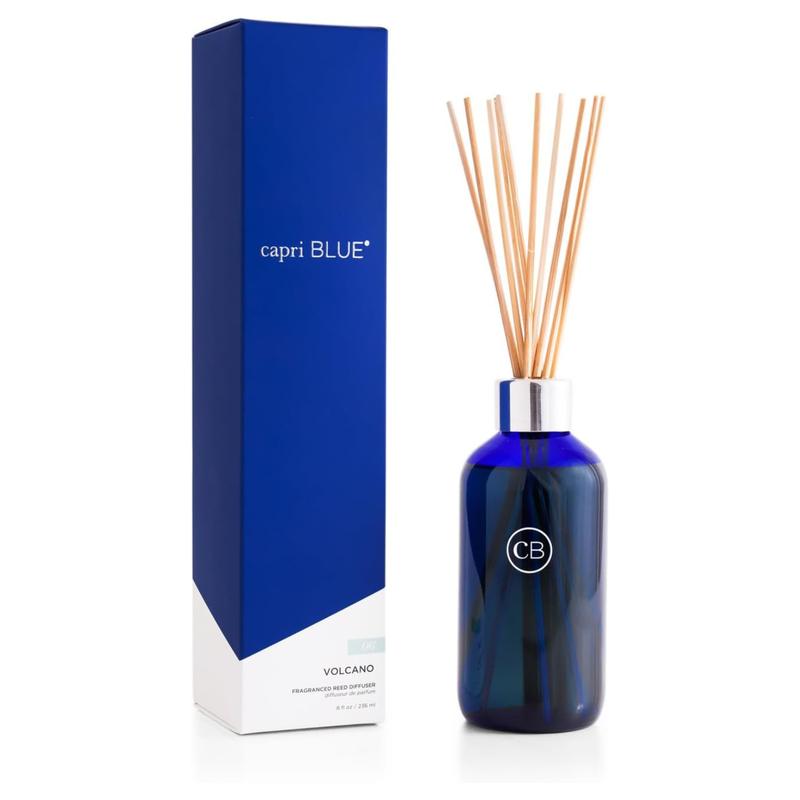 Capri Blue Reed Oil Diffuser - Volcano - Comes with Diffuser Sticks, Oil, and Glass Bottle Aroma Fragrance Aroma Fragrance