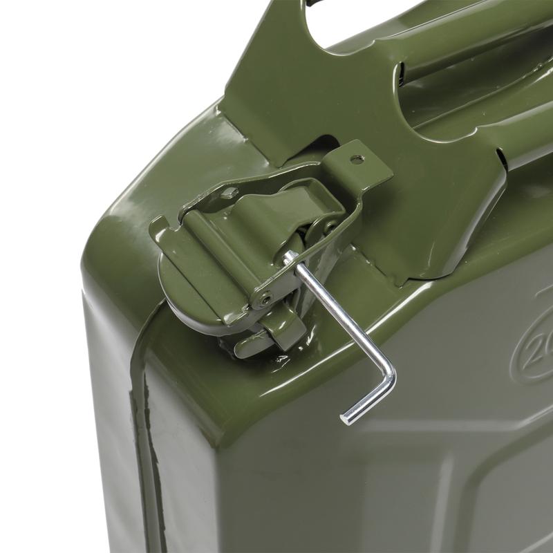 20L Portable American Fuel Oil Petrol Diesel Storage Can Army Green