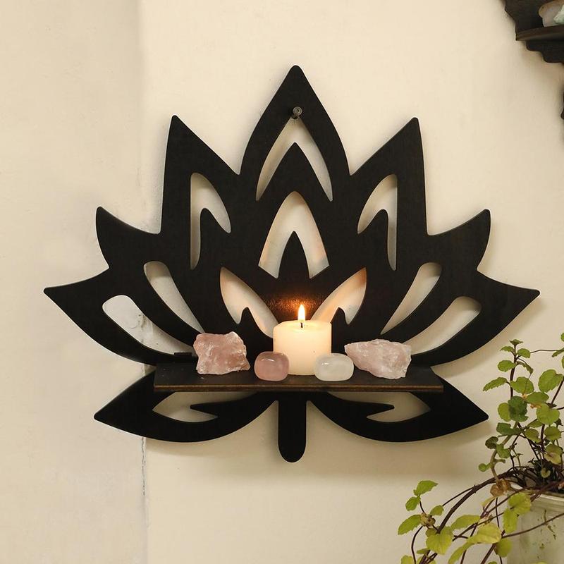 Lotus Flower or Butterfly Design Wall Hanging, 1 Count 2 Counts Wooden Hollow Out Decorative Hanging Ornament, Home Decor Supplies for Living Room Bedroom