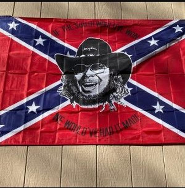 Hank Jr. Rebel Flag, Hank Fan Gift, Love for Fan