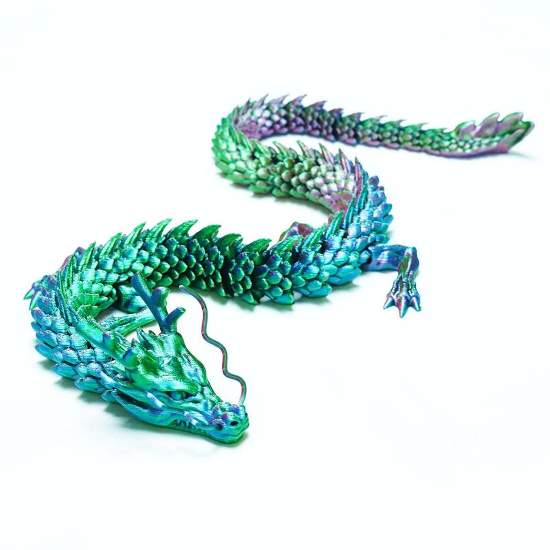 Cruel Summer 3D Printed Dragon Design Figurine for Room Decor, Creative Collectible Toy, Desktop Ornament for Home Living Room Bedroom Bookshelf Office Decor, Boyfriend Gifts