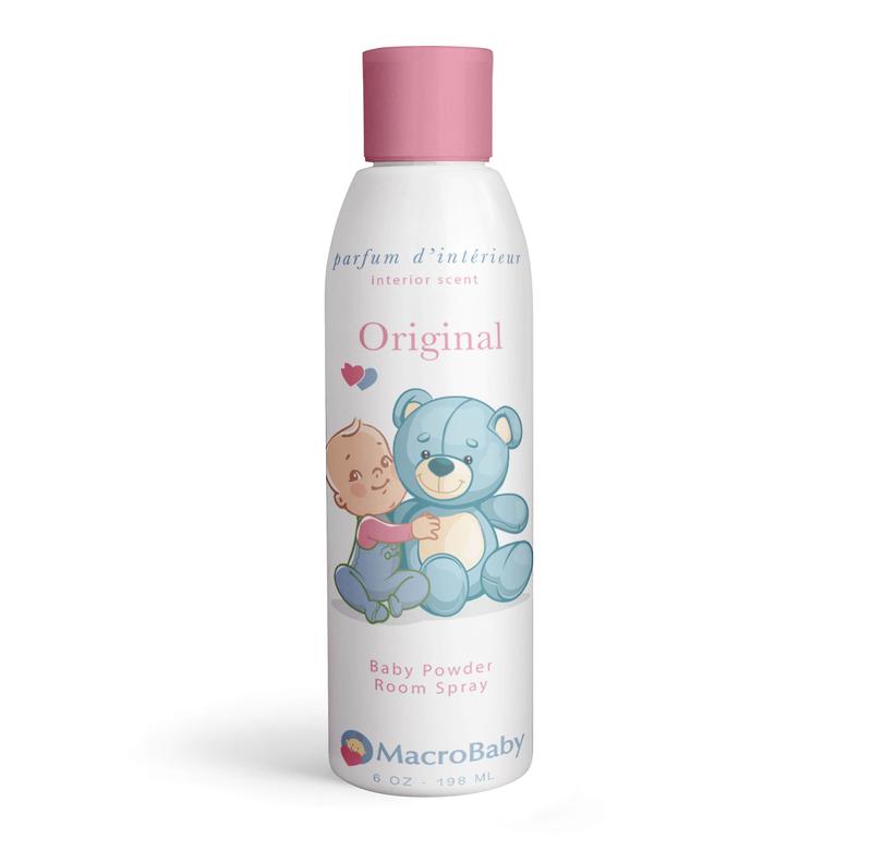 Macrobaby Baby Room Powder Spray, The Original Macrobaby Store Smell, Air Freshner 6 oz (198 ml) Aroma Scent