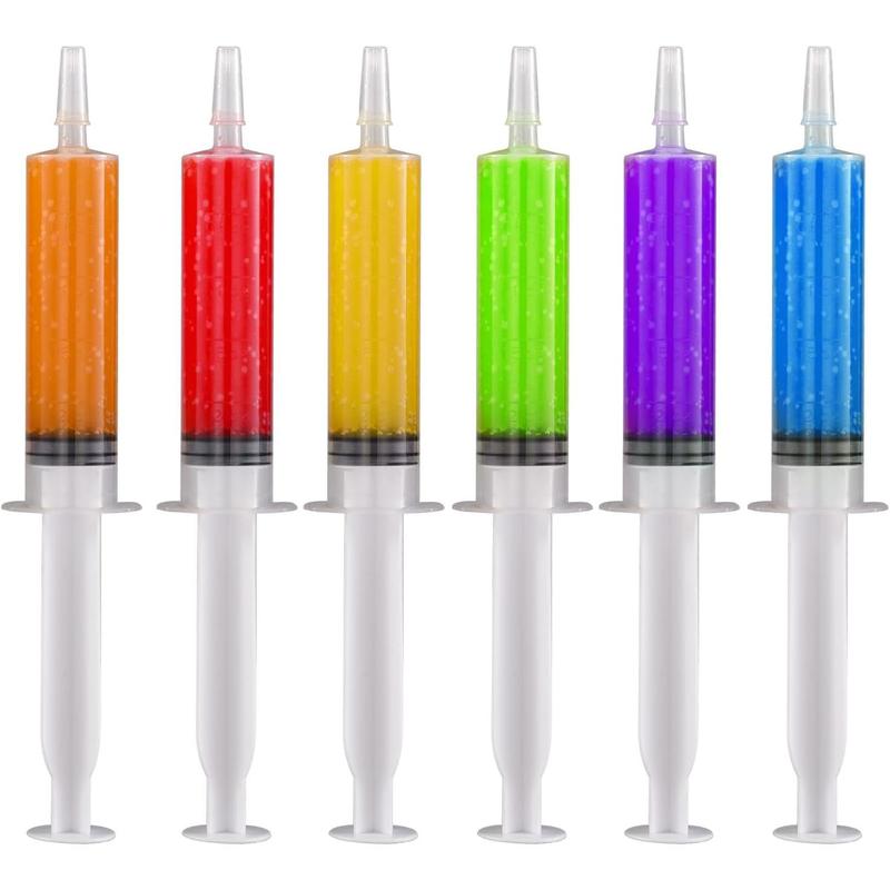 60 PACK 2 oz Party Jelly Syringes Shot, BPA Free, Washable, Big Springe for Jelly Party Shot, Durable Jelly Party Syringes for Halloween, Thanksgiving day, Christmas Bachelorette Parties