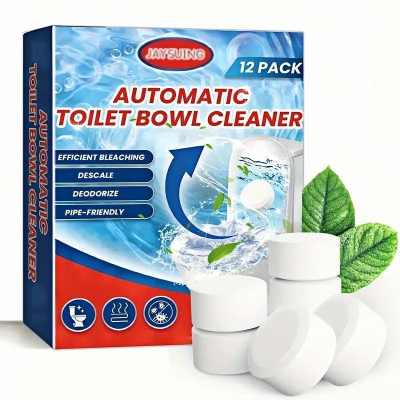 JAYSUING Automatic Toilet Cleaner, Universal Toilet Bowl Cleaner, Efficient Toilet Cleaning Tablet, Toilet Cleaning Sheet for Home, RV