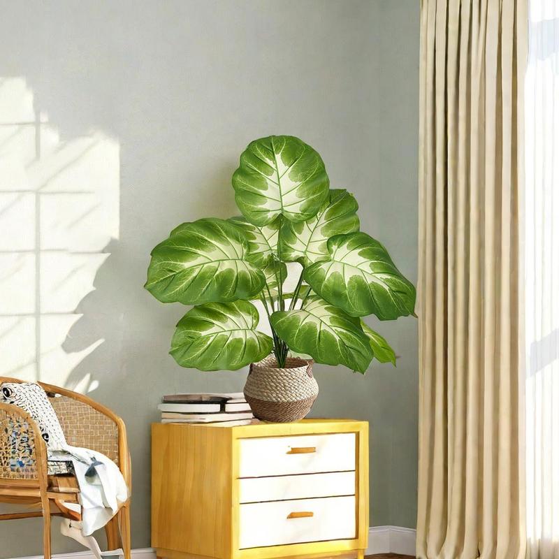 Artificial Monstera Plant, 1 Count Faux Plant without Pot, Fake Plant Decoration, Decorative Plant for Home Office Decor, Home Decor