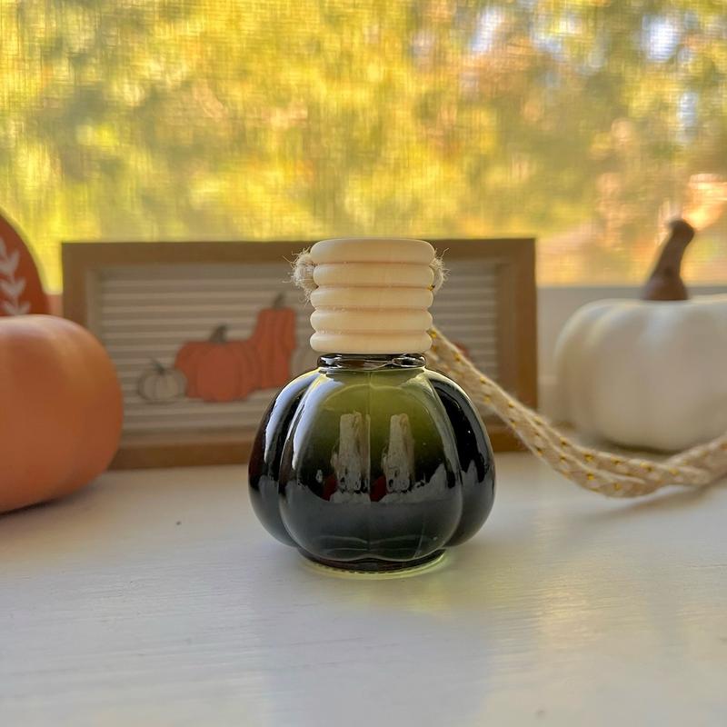 Black Tinted Pumpkin Shaped Diffusers Air Fresheners - Vanilla Cream, Snickerdoodle Cookie, Pumpkin Pie, and More - Aroma