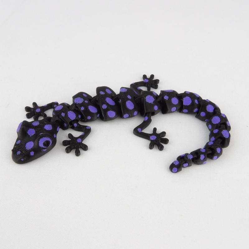 3D Printed Articulated Lizard - Spotted & Custom Color options available!