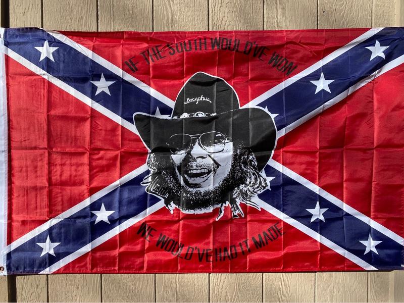 Hank Jr. Rebel Flag, Hank Fan Gift, Love for Fan