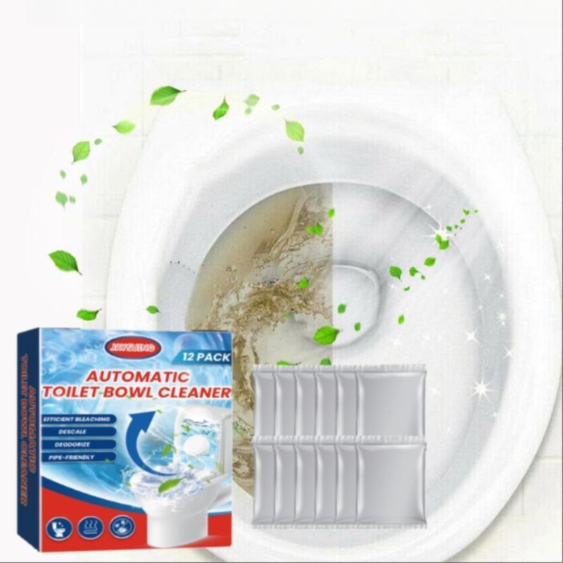 JAYSUING Automatic Toilet Cleaner, Universal Toilet Bowl Cleaner, Efficient Toilet Cleaning Tablet, Toilet Cleaning Sheet for Home, RV