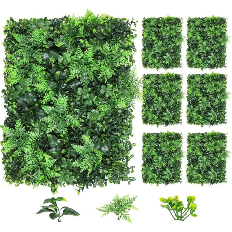 6PCS Boxwood Hedge Wall Panels - Indoor & Outdoor Decor Must-Have!  #BoxwoodPanels #HolidayDecor #OutdoorPrivacy Decorative Fruit Plants Set